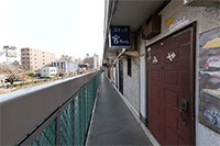 ２階桜木町駅側から日ノ出町駅側